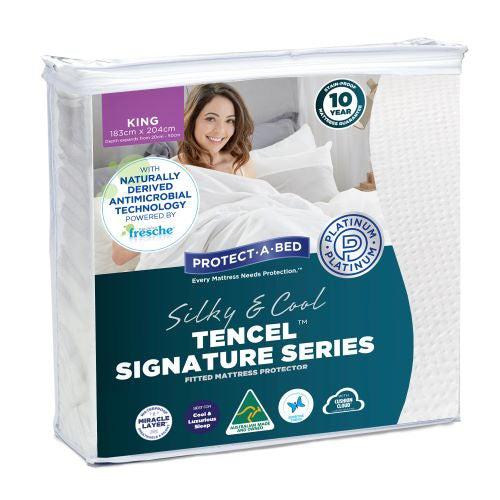 Silky Cool Tencel King Mattress Protector