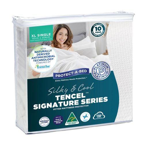 Silky Cool Tencel XL Single Mattress Protector