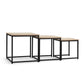 Detroit Nesting Side Tables Coffee Table Industrial (set of 3)