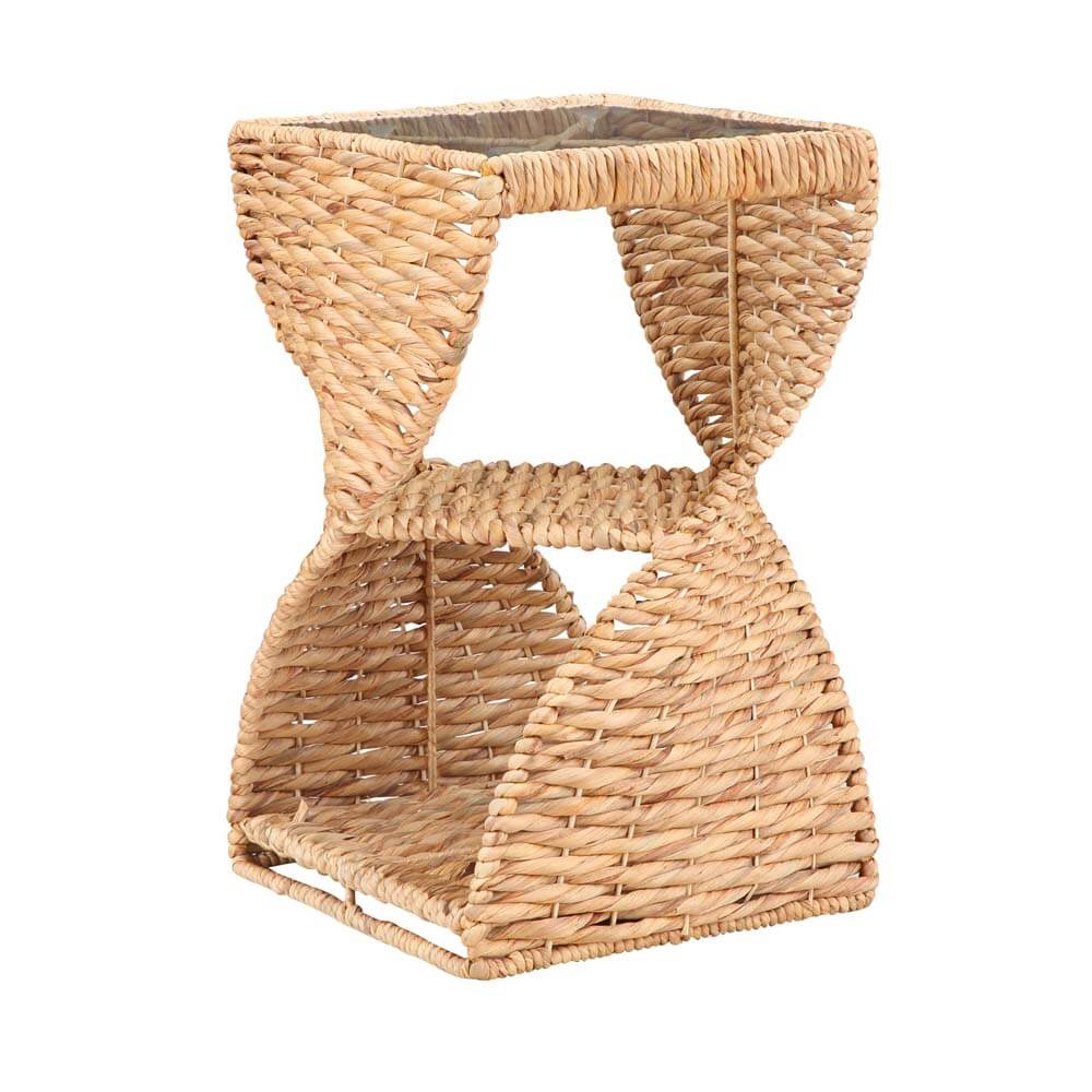 Savannah Side Table Spiral Base woven