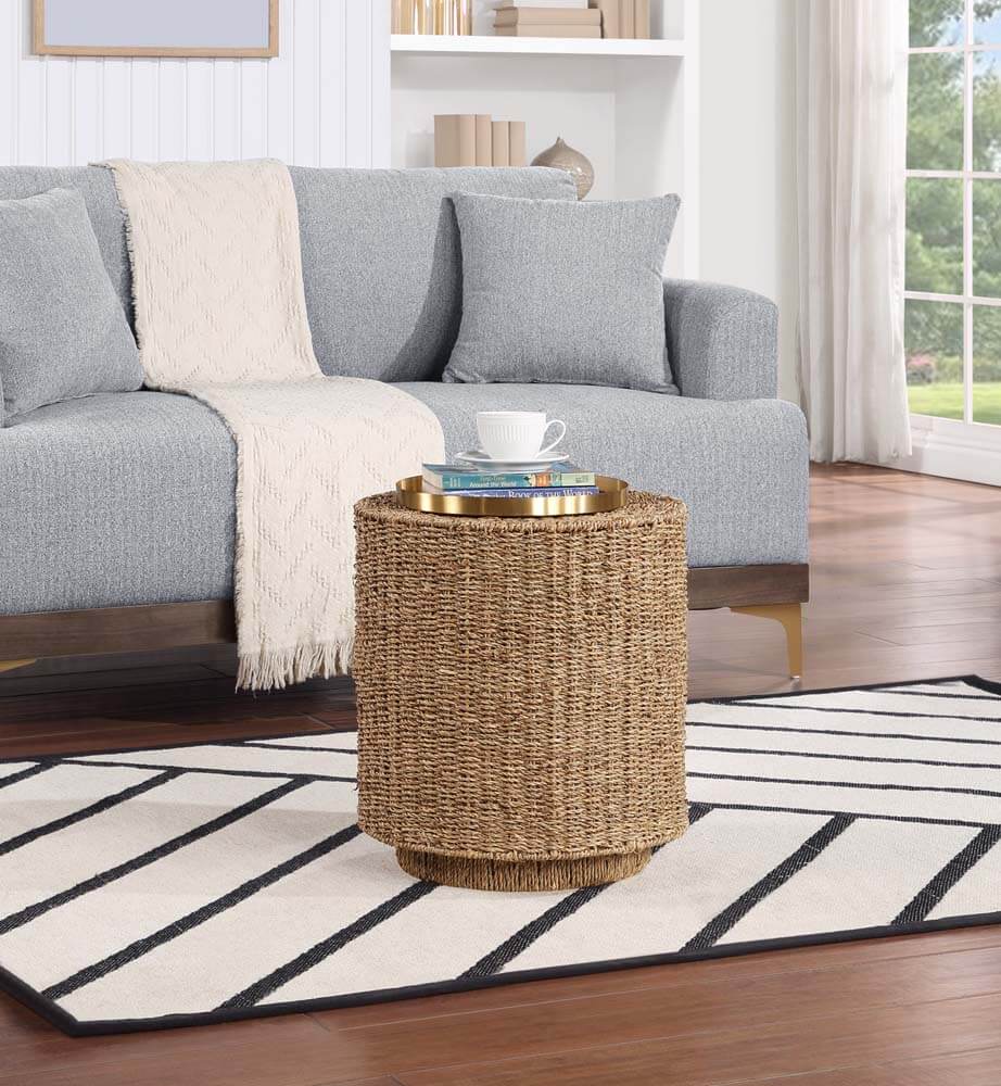 Rodney Side Table woven