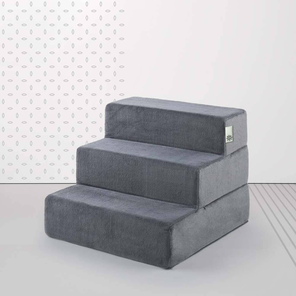 3 Step Easy Pet Stair Large Charcoal