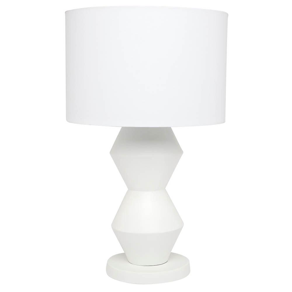 Abstract Table Lamp White