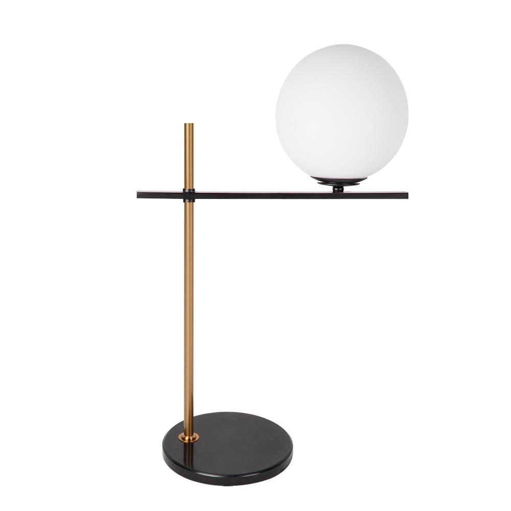 Ariz Marble Table Lamp Brass Marble