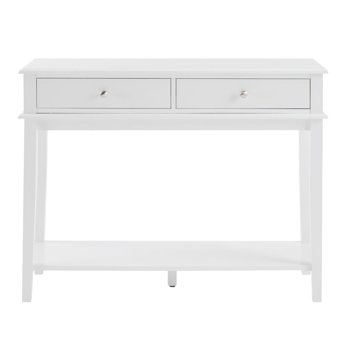 Chloe 2 Drawer Console Table White