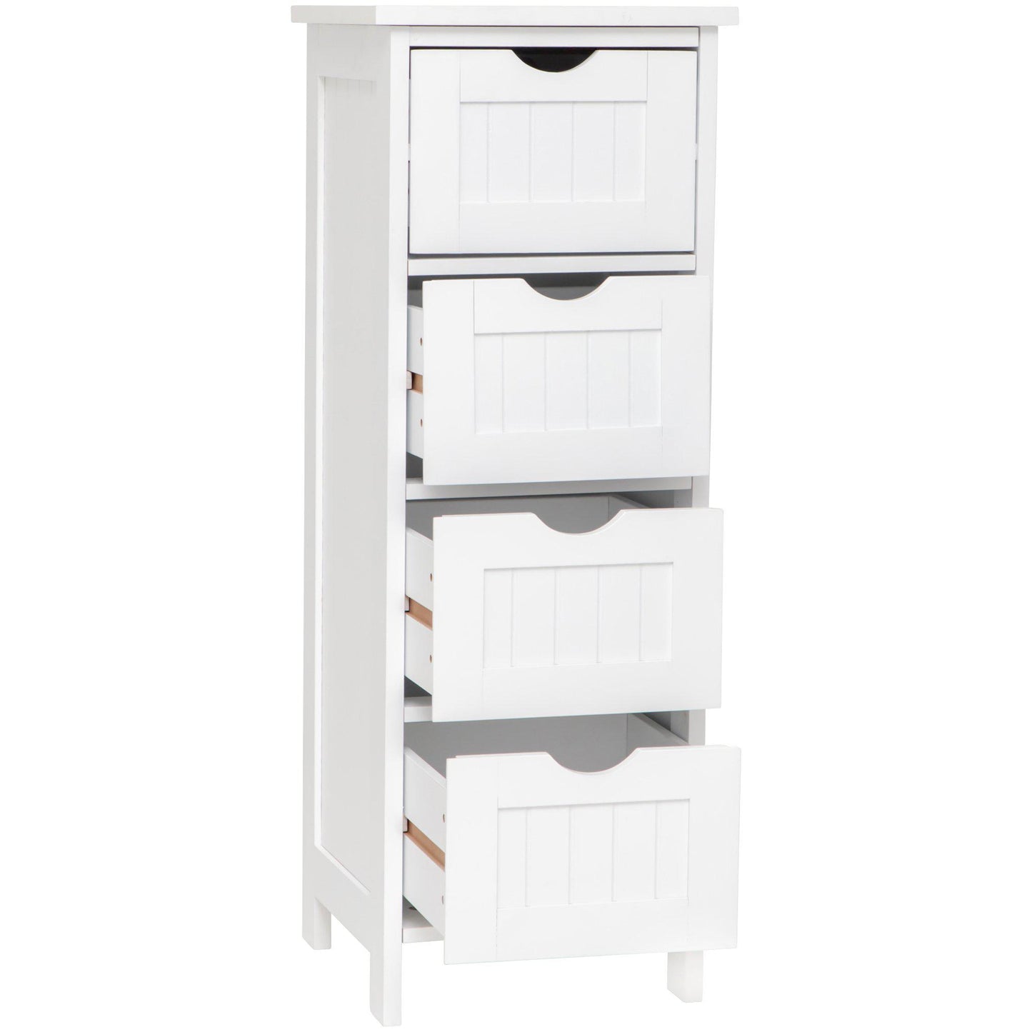 Maine 4 Drawer Multipurpose Bathroom Cabinet