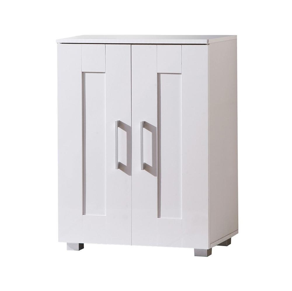 Montreal 2 Door Low Cupboard White